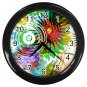 WALL CLOCK BLACK FRAME