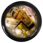 WALL CLOCK BLACK FRAME