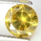 1.01carat VS2 Certified Yellow Loose Diamond Round Cut