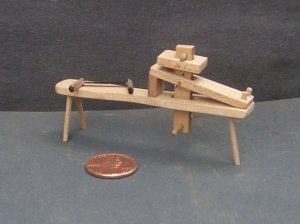 Shaving Horse with Draw Knife G-Scale