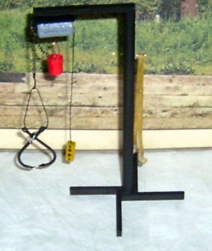 CHAIN HOIST W/TONGS & STRAP G-SCALE