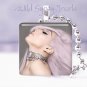 Hot gift idea sexy Lady GaGa PINK 1" glass tile pendant necklace