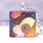 Colorful dog doggie pup whimsical 1" pendant Gift IDEA