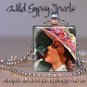 Vtg Coca-Cola Ad 1940's flower hat girl 1" glass tile pendant necklace GIFT Idea