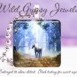 Unicorn forest glen mystical magical 1" glass tile pendant necklace