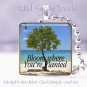 Summer Ocean Sea Beach BLOOM Tree sand glass pendant