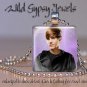Justin Bieber sexy HOT black jacket 1" glass tile pendant necklace FAN gift idea