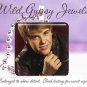 Justin Bieber sexy black leather jacket 1" glass tile pendant necklace gift idea