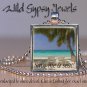Tropical Island Ocean Sea Beach VACATION 1" glass tile metal pendant necklace