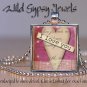 Heart I LOVE You glass tile metal pendant charm necklace chic fashionable