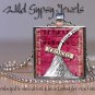 Heart Hershey Kiss LOVE sheet music HOT glass tile metal pendant charm necklace