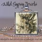 Elf Vtg Fairy Fae fairytale forest 1" glass tile pendant metal charm necklace