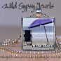 Down the Jersey Shore beach umbrella summer sea 1" glass tile pendant necklace