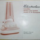 Vintage Electrolux Carpet Shampooer Manual