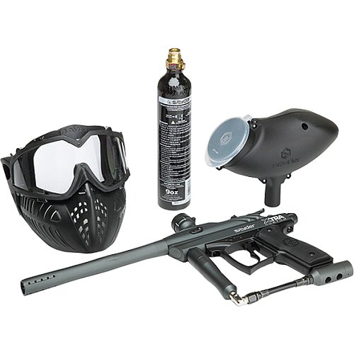 NEW KINGMAN SPYDER XTRA CUSTOM PAINTBALL GUN KIT BUNDLE