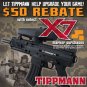 NEW TIPPMANN X7 EGRIP PAINTBALL GUN +FLATLINE+N2 TANK