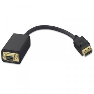 DisplayPort to VGA cable adapter