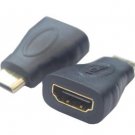 2PCS FREE SHIPPIN,Mini HDMI Adapter,Mini HDMI To HDMI Converter Connector,1PCS FREE SHIPPIN