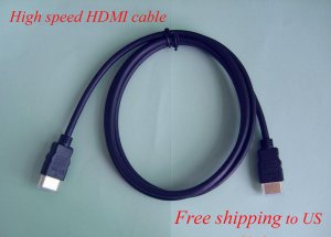 High speed HDMI cable, 6 feet HDMI cable Male to Male, Full copper HDMI cable