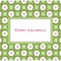 10 Personalized Note Cards Stationery-Green Floral