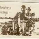 XMAS Greetings from South Pacific 1944 Postcard VP-4012