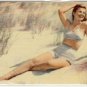Gorgeous Bathing Beauty Vintage Postcard VP-2945
