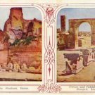 Dual View ROME ITALY Scenic Vintage Postcard VP-6230