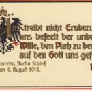 1914 Kaiser Wilhelm Speech German Postcard VP-3656