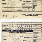 Antique RAILROAD TICKETS The Pullman Co. VP-6024