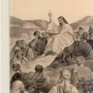 JESUS Sermon on the Mount Vintage Postcard VP-4018