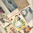 15 Vintage MIXED GREETINGS POSTCARDS VP-5871