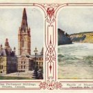 Dual View Scenic CANADA Vintage Postcard VP-6221