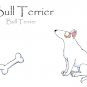 Bull Terrier Note Card