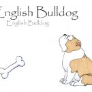 Bulldog Note Card