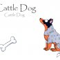 Cattledog Note Card