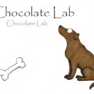 Chocolate Lab Note Card