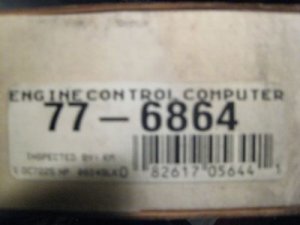 85 OLDSMOBILE FIRENZA ENGINE CONTROL MODULE 776864 ECM