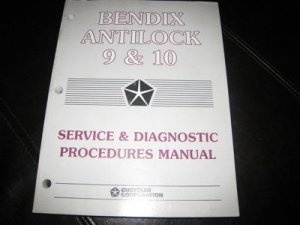 FACTORY SERVICE MANUAL CHRYSLER BENDIX ANTILOCK