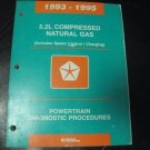 FACTORY SERVICE MANUAL CHRYSLER 5.2L COMPRESSED GAS