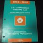 FACTORY SERVICE MANUAL CHRYSLER 5.2L COMPRESSED GAS