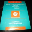 FACTORY SERVICE MANUAL CHRYSLER DODGE NEON STRATUS