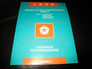 FACTORY SERVICE MANUAL CHRYSLER DODGE NEON STRATUS