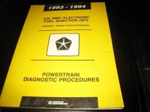 FACTORY SERVICE MANUAL CHRYSLER 3.0L MMC ELECTRONC SFI&Acirc;&nbsp;