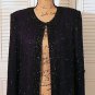 Size Large Beautiful Hand Beaded Silk Jacket by Laurence Kozar Paris New York