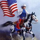 Rodeo Flag Paint Horse Cross Stitch Pattern***L@@K*** Rodeo Flag Paint Horse Cross Stitch Pattern***L@@K***