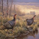 Turkeys at Day Break NeedleWork Cross Stitch Pattern***LOOK*** Turkeys at Day Break NeedleWork Cross Stitch Pattern***LOOK***
