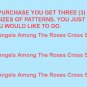 Angels Among The Roses Cross Stitch Pattern***L@@K***