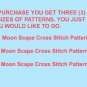Moon Scape Cross Stitch Pattern***LOOK***