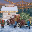 CRISTMAS Getting Our Tree Cross Stitch Pattern***L@@K***