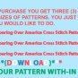 Soaring Over America Cross Stitch Pattern***L@@K***